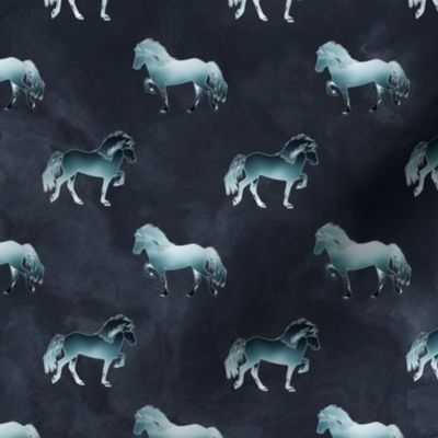 Toelter - icelandic horse - batik blue