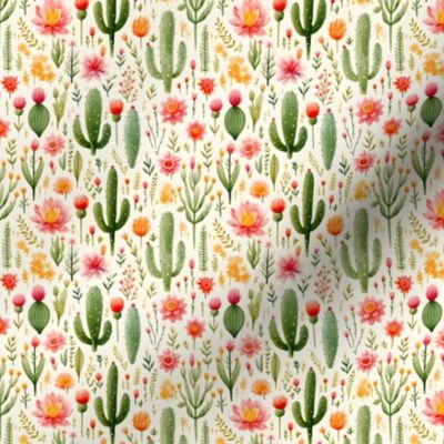 Floral Cactus - small 