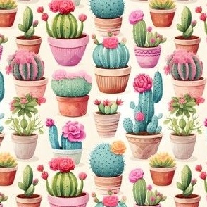 Cactus in Pots - small 