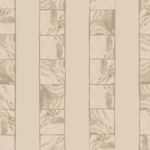 (L) Tonal marbled texture stripes beige tan