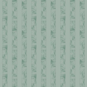 (S) Tonal marbled texture stripes pastel green