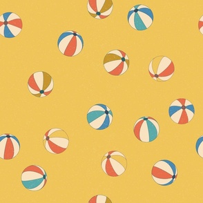 Bouncy Beachball (Yellow) - Large
