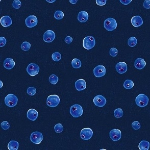 Monochrome blueberry swirl