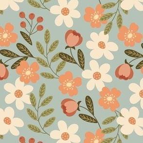 Floral meadow. Color #2