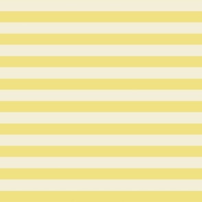 Pale sunny yellow and cream summer holiday stripes