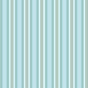 Mini Cool Striped Coastal Decor with sky blue d1e4e5