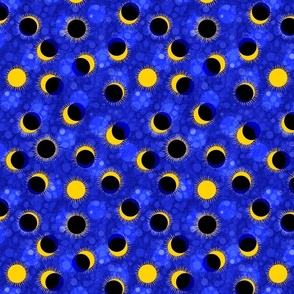 Small Solar Eclipse Polka Dots