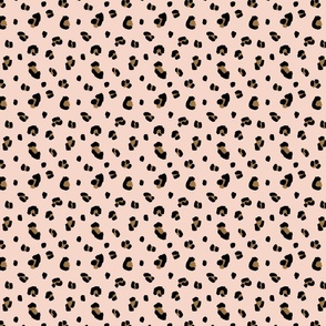 Leopard Spots on Light Pink | Small Scale