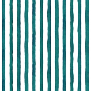 Stripes watercolor green