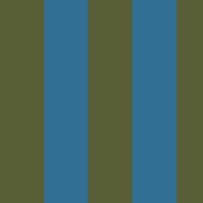 Bold Stripe - Blue and Green