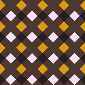 C006 -Medium scale golden mustard yellow, cool deep dray and off white mosaic geometric shapes for wallpaper, duvet covers, sheet sets, tablecloths and unisex children's apparel, patchwork and quilting