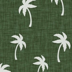 Green Palm trees