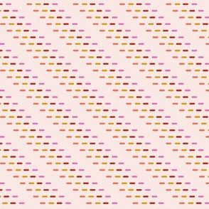 C008 - Large scale blush pink, mustard and mauve cupcake sprinkles diagonal stripe coordinate for wallpaper, kids apparel, duvet covers, sheet sets and pillow shams
