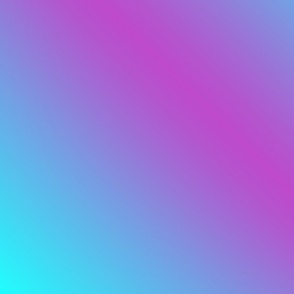 (XXXXL) Pink & Teal Gradient Blender Design
