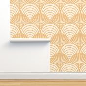 Safe Harbor Seashells | Art Deco | Beach Coastal | Soft Amber Sand | Medium