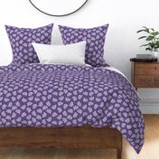 Lotus Flowers Hawaiian | Crocus Petal Purple | Non Directional Fabric