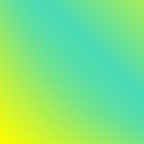 (XXXXL) Teal & Yellow Gradient Blender Design
