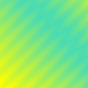 (XXXXL) Teal & Yellow Gradient Blender ZigZag