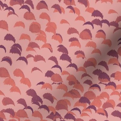 Dusk Bloom Harmony Protea Petals Pattern – Soothing Pink and Purple Textile Design from 'In The Breeze' Series (Large)
