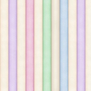Colorful Pastels Stripes (small scale)