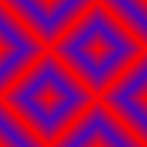 (S) Blue & Red Gradient Blender ZigZag