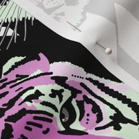 Tiger tiger diamond stripe, pink, large