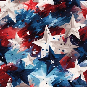 Star-Spangled Abstract