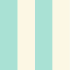 Beige-white-bold-regular-vertical-lines-on-vintage-kitschy-soft-pastel-1950s-soft-baby-blue---XL-jumbo