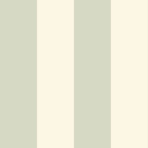 Beige-white-bold-regular-vertical-lines-on-vintage-kitschy-soft-pastel-1950s-soft-sage-green-gray---XL-jumbo