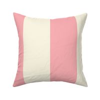 Beige-white-bold-regular-vertical-lines-on-vintage-kitschy-soft-pastel-1950s-soft-baby-pink---XL-jumbo
