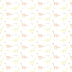 Pink and Yellow Dino Stand Pattern