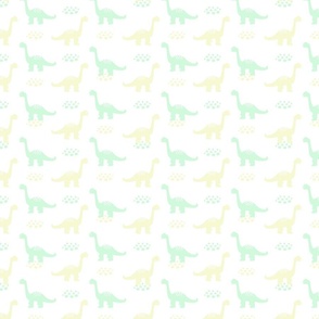 Green and Yellow Dino Stand Pattern