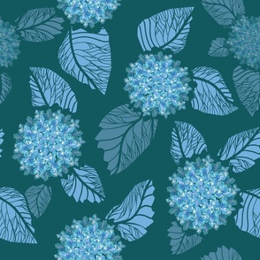 hydrangea_blue_bloom_seamless_stock