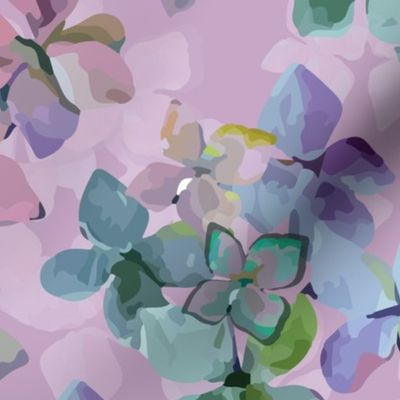 hydrangea_colorful_pink_seamless_stock