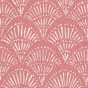 Clarabelle Scallop Coral Pink