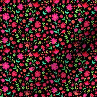 Ditsy floral_v red