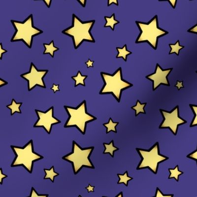 Starry Night on Purple
