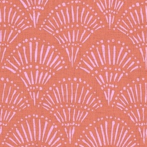 Clarabelle Scallop Coral Punch