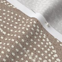 Cozy organic neutral wallpaper - taupe - medium scale