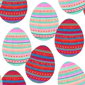 Easter Eggs - Stripes, Circles