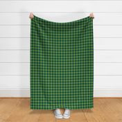 M ✹ Masculine Traditional Houndstooth Check Pattern in Navy, Green & Gold