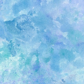 Solid watercolor with texture blue