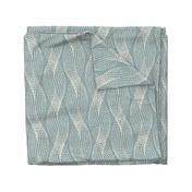 Cozy organic neutral wallpaper - blue gray - large scale