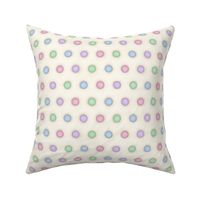 Colorful Pastels Polka Dots (small scale)