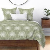 Fan Palm Leaves green tropicana textured