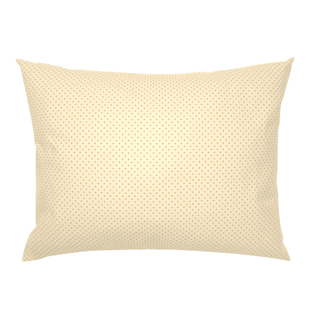 Mini micro Polka dots in yellow citrine half inch repeat