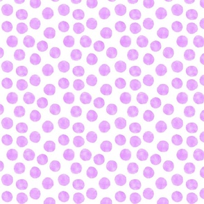 Watercolor Dots - Lavender (small) 