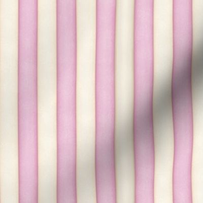 Pink and Ivory Stripes (small scale)