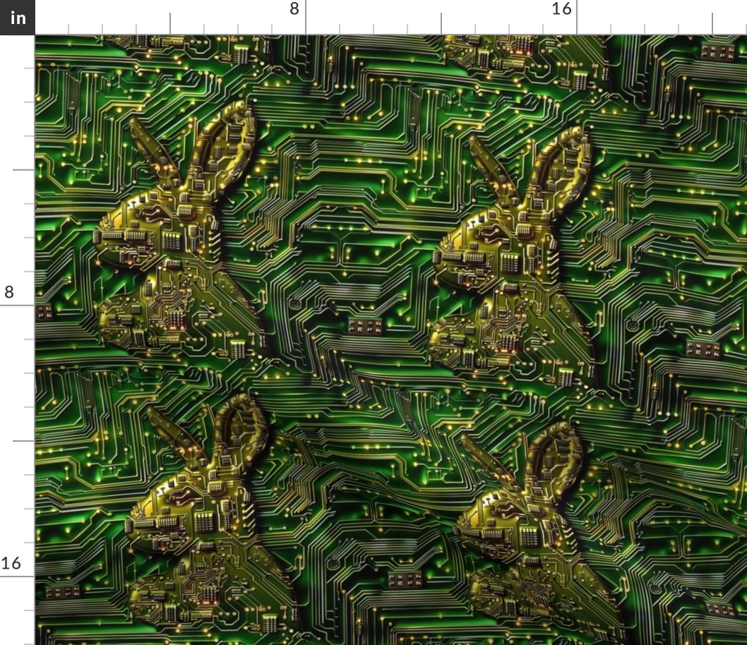 Circuit Board Easter Bunny