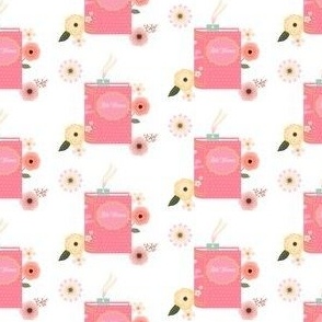 Little Women Book Pink floral